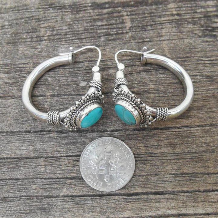 Boucles d'oreilles Vintage en Turquoise