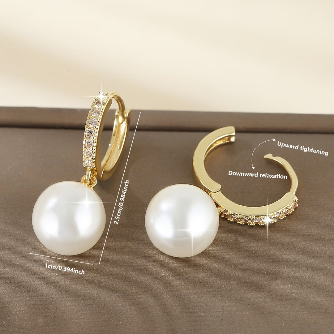 Les Boucles d'Oreilles Modernes en Perles Pendantes