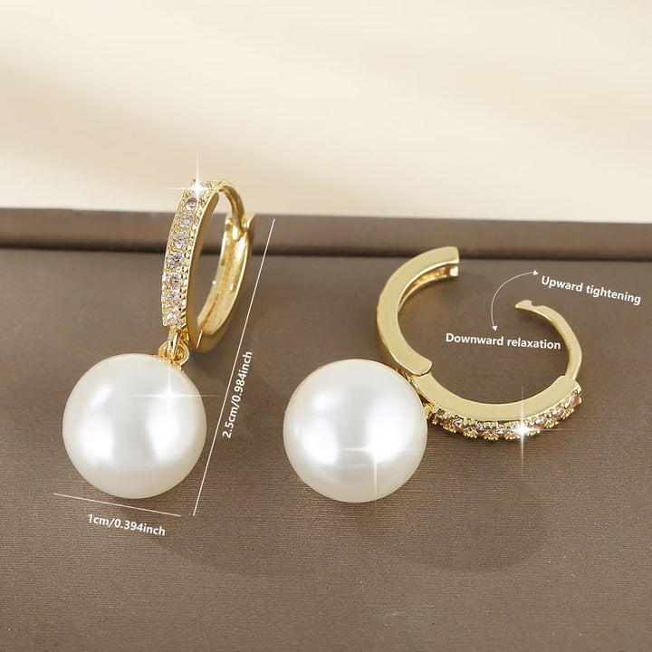 Les Boucles d'Oreilles Modernes en Perles Pendantes