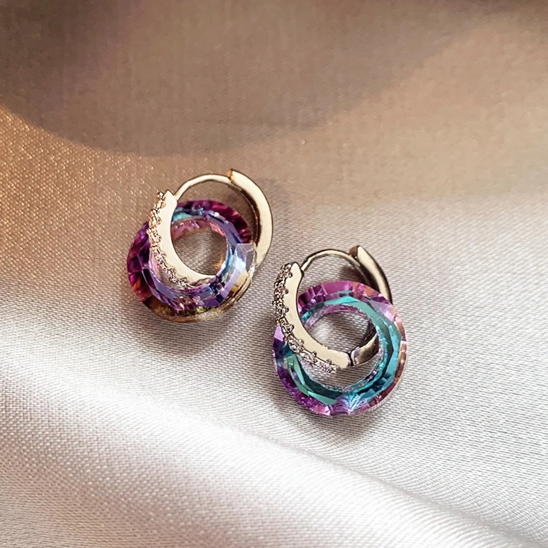 Boucles d'oreilles Chroma colorées