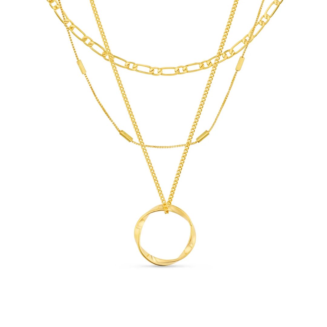 Collier en Or Superposé