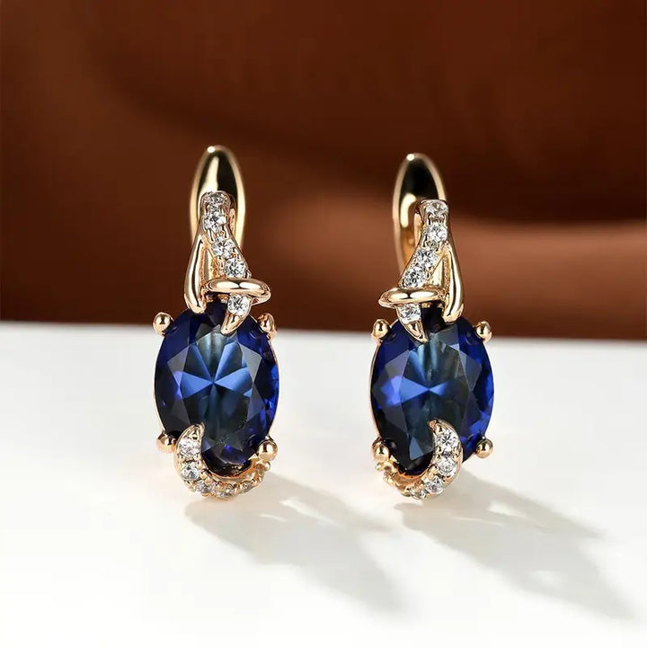 Boucles d'oreilles Royal Midnight Drop | Or