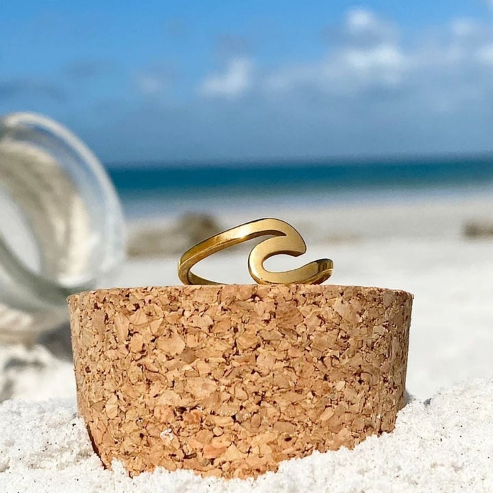 Bague Vague de Mer en Or