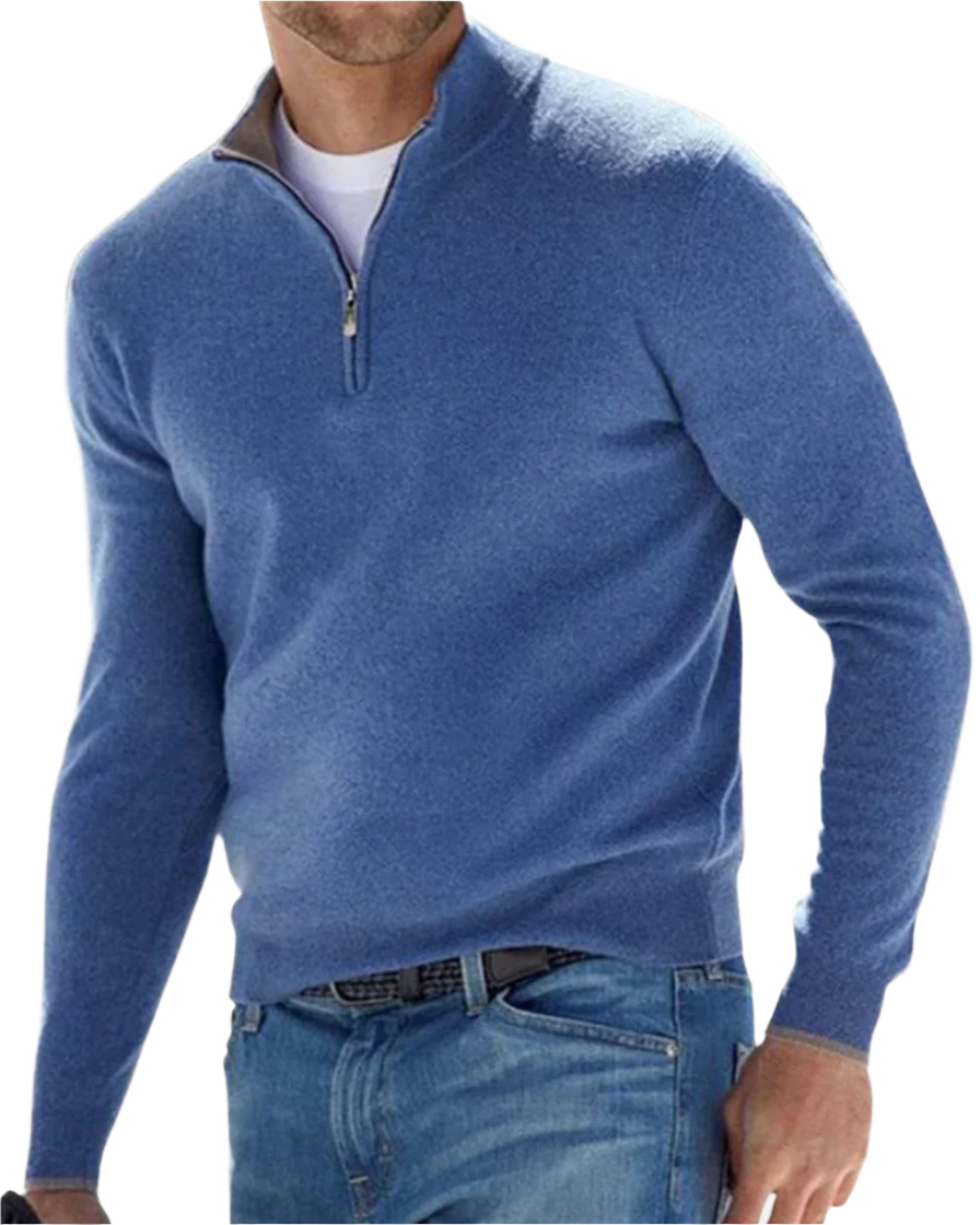Pull demi-zip essentiel