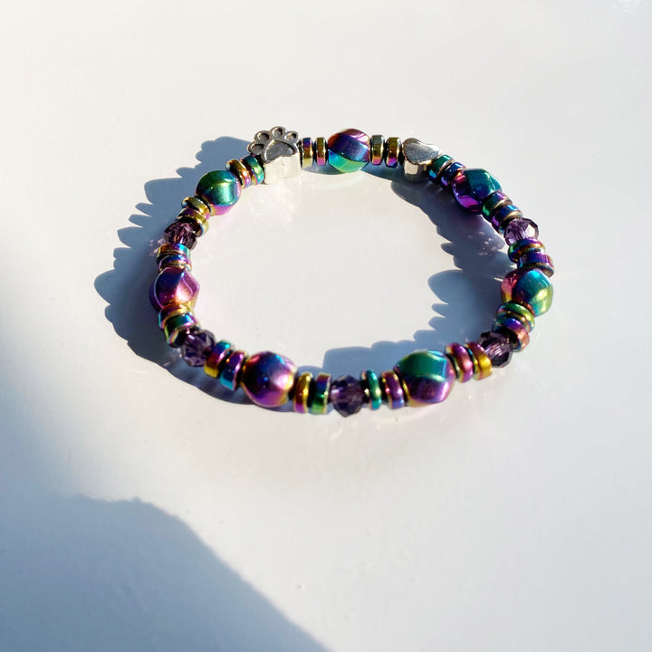 Bracelet Magnétique avec Charme Patte