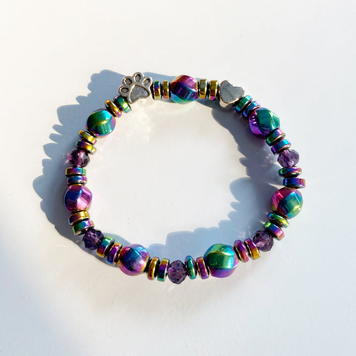 Bracelet Magnétique avec Charme Patte