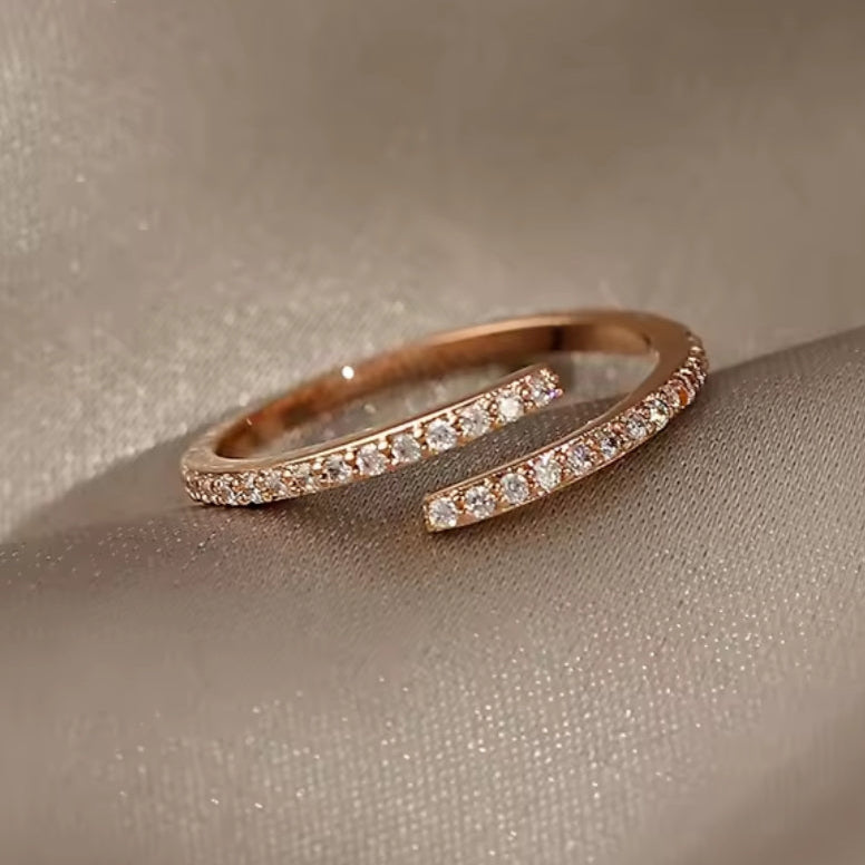 Bague Rose Lumineuse Ajustable