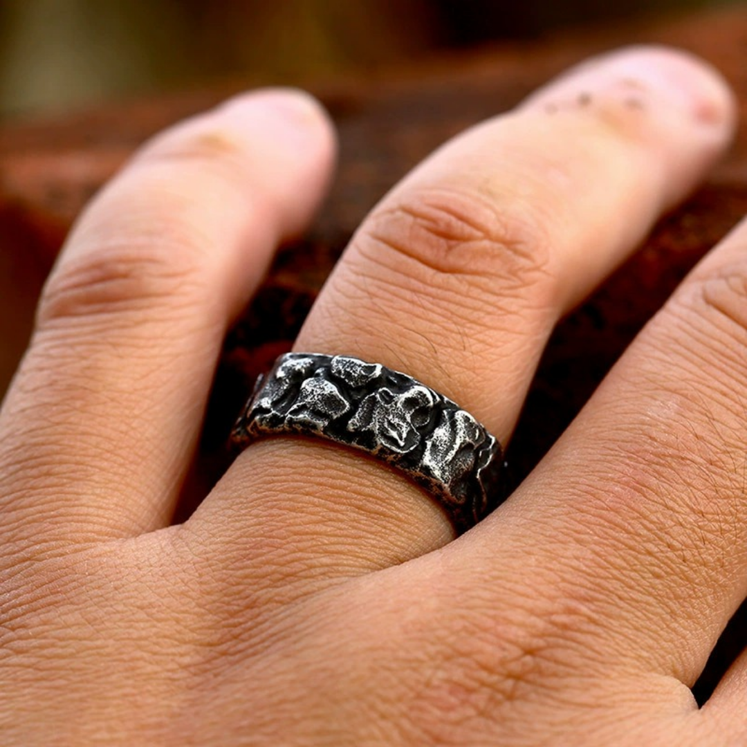 Bague Héritage en Argent et Pierre Vintage