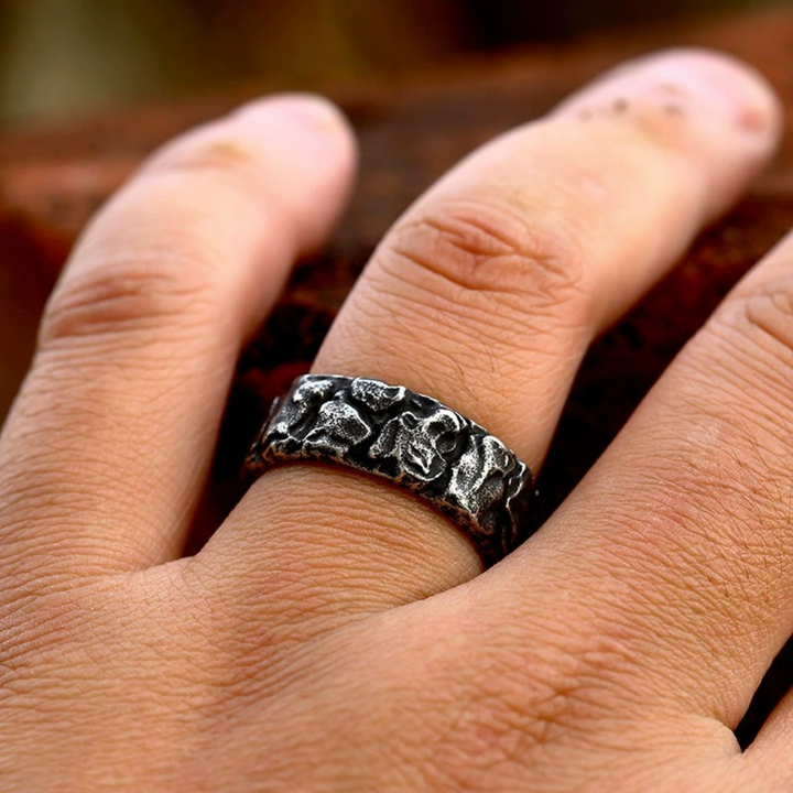 Bague Héritage en Argent et Pierre Vintage