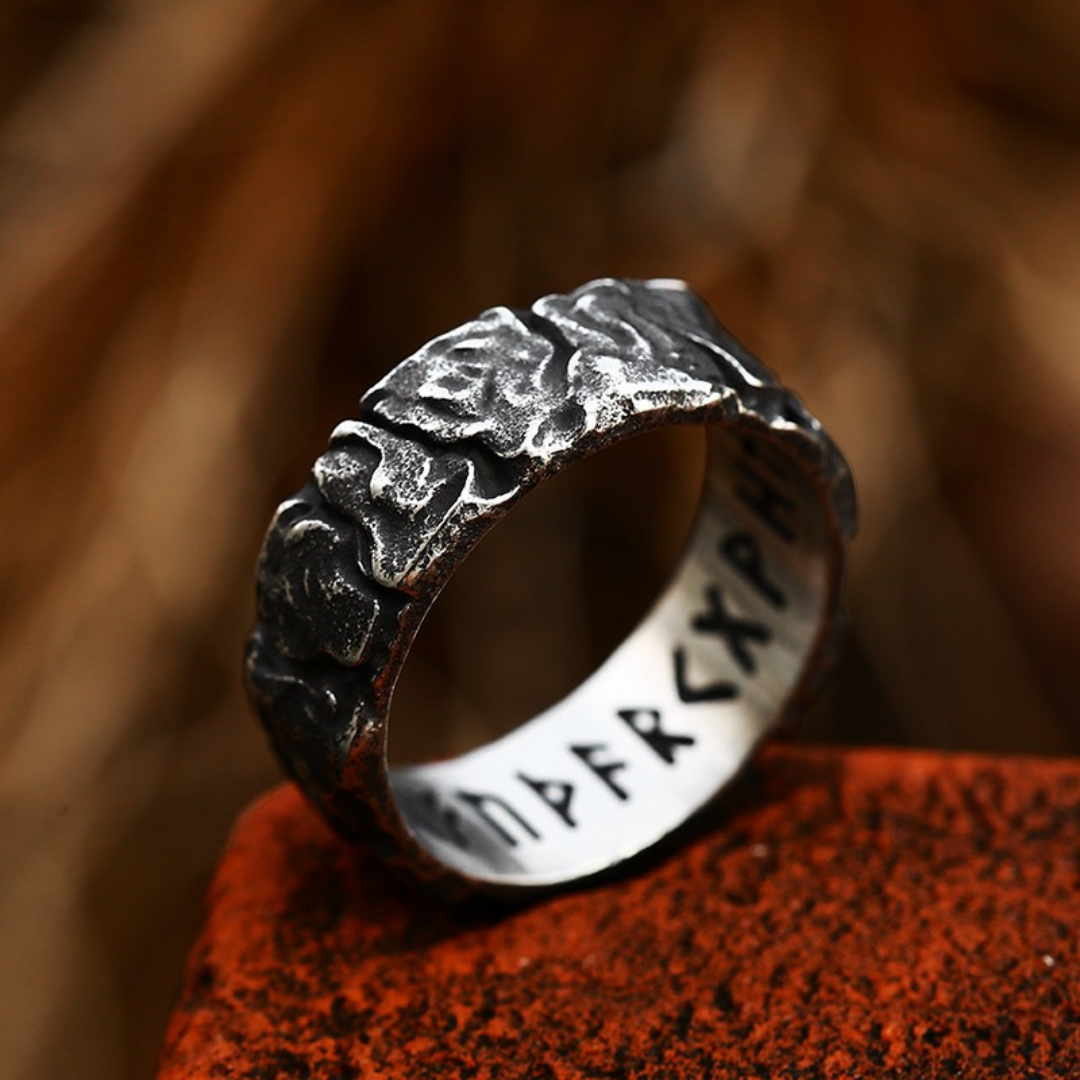 Bague Héritage en Argent avec Pierre Vintage