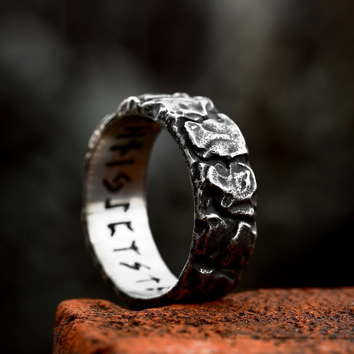 Bague Héritage en Argent avec Pierre Vintage