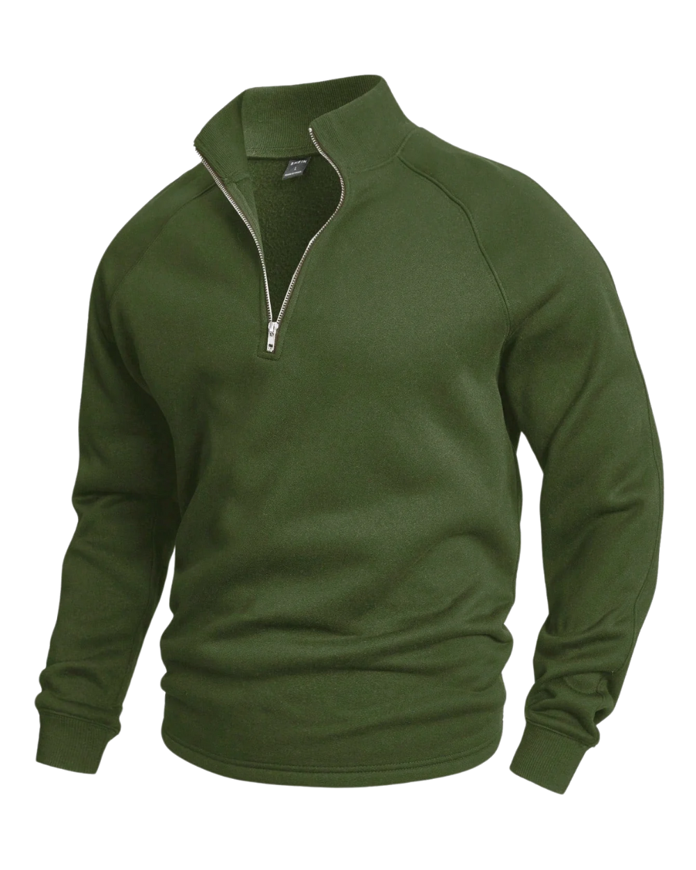 Pull demi-zip premium en maille fine