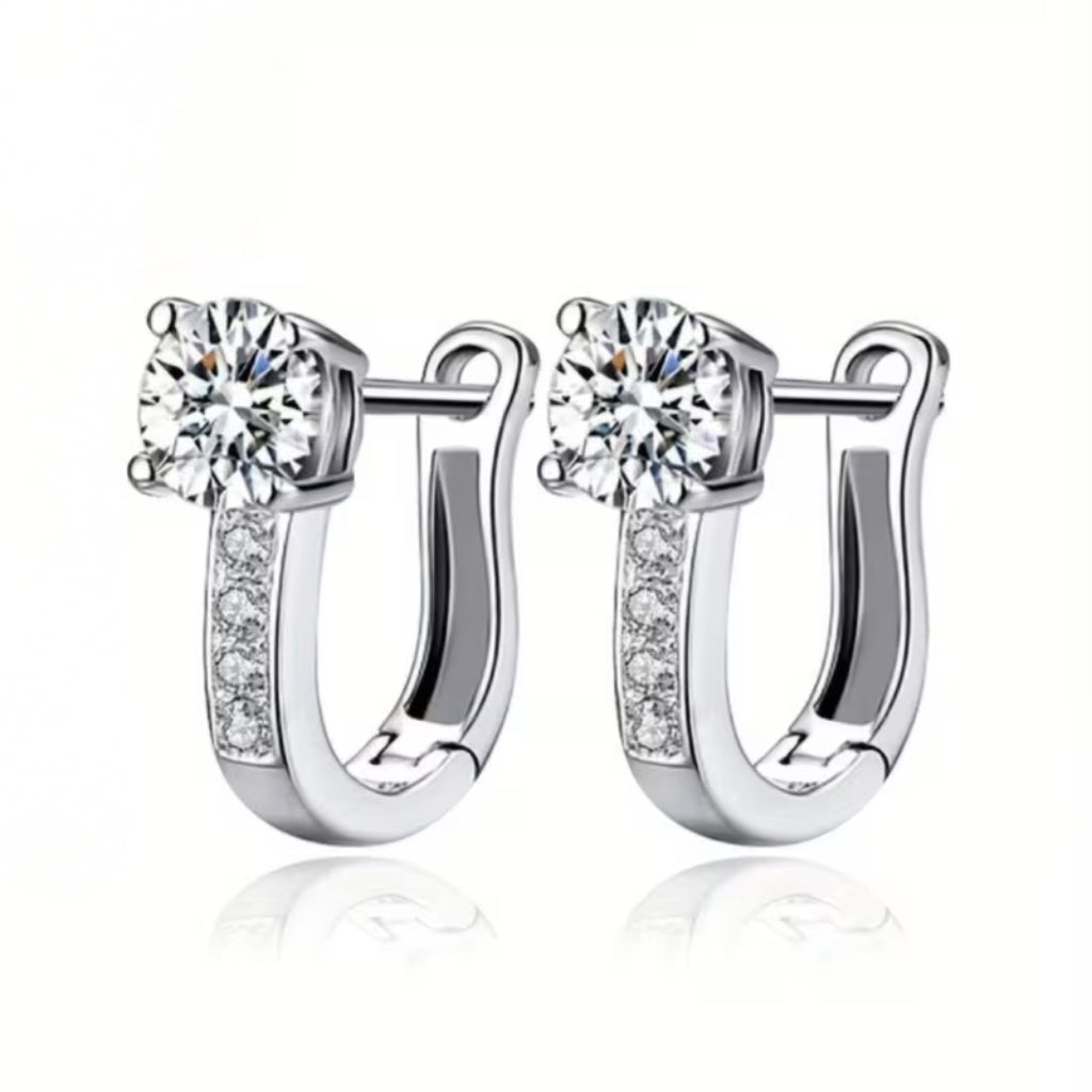 Boucles d'oreilles avec pierres CZ