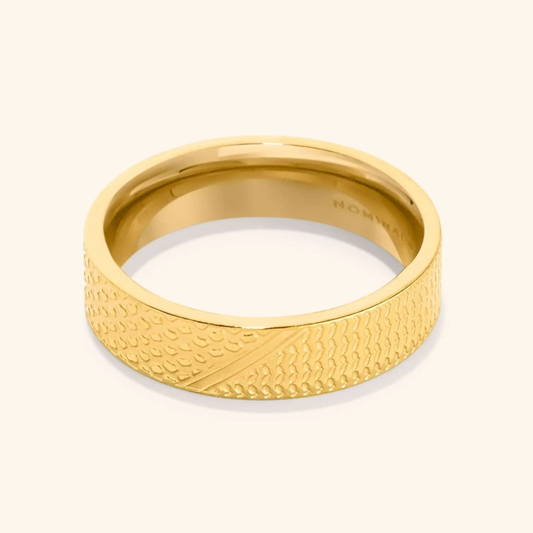 Bague Signature Dorée