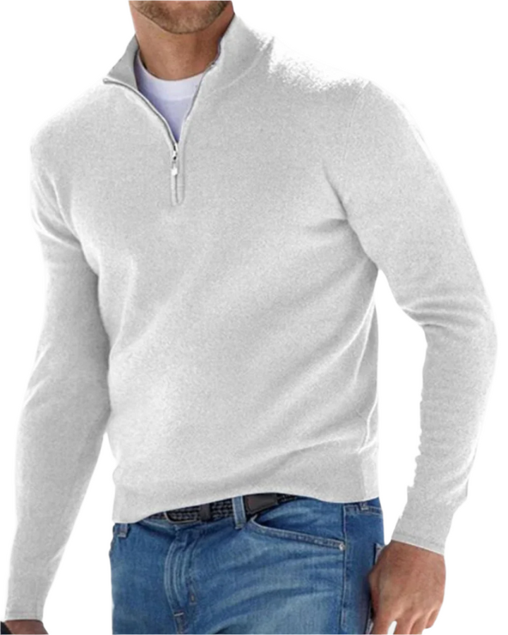 Pull demi-zip essentiel
