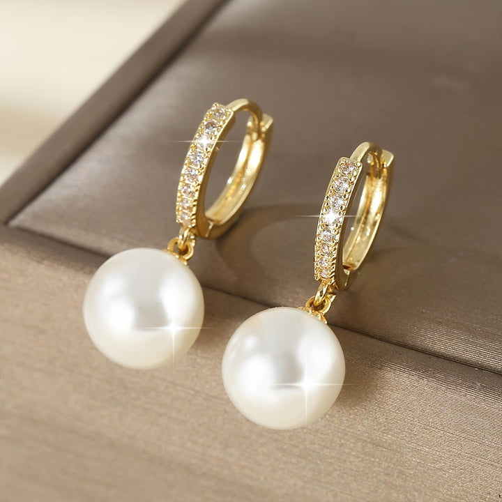 Les Boucles d'Oreilles Modernes en Perles Pendantes