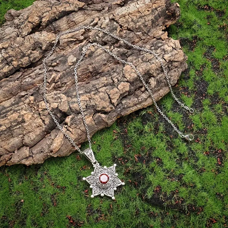 Collier Jessindra Carmalyth | Or Blanc