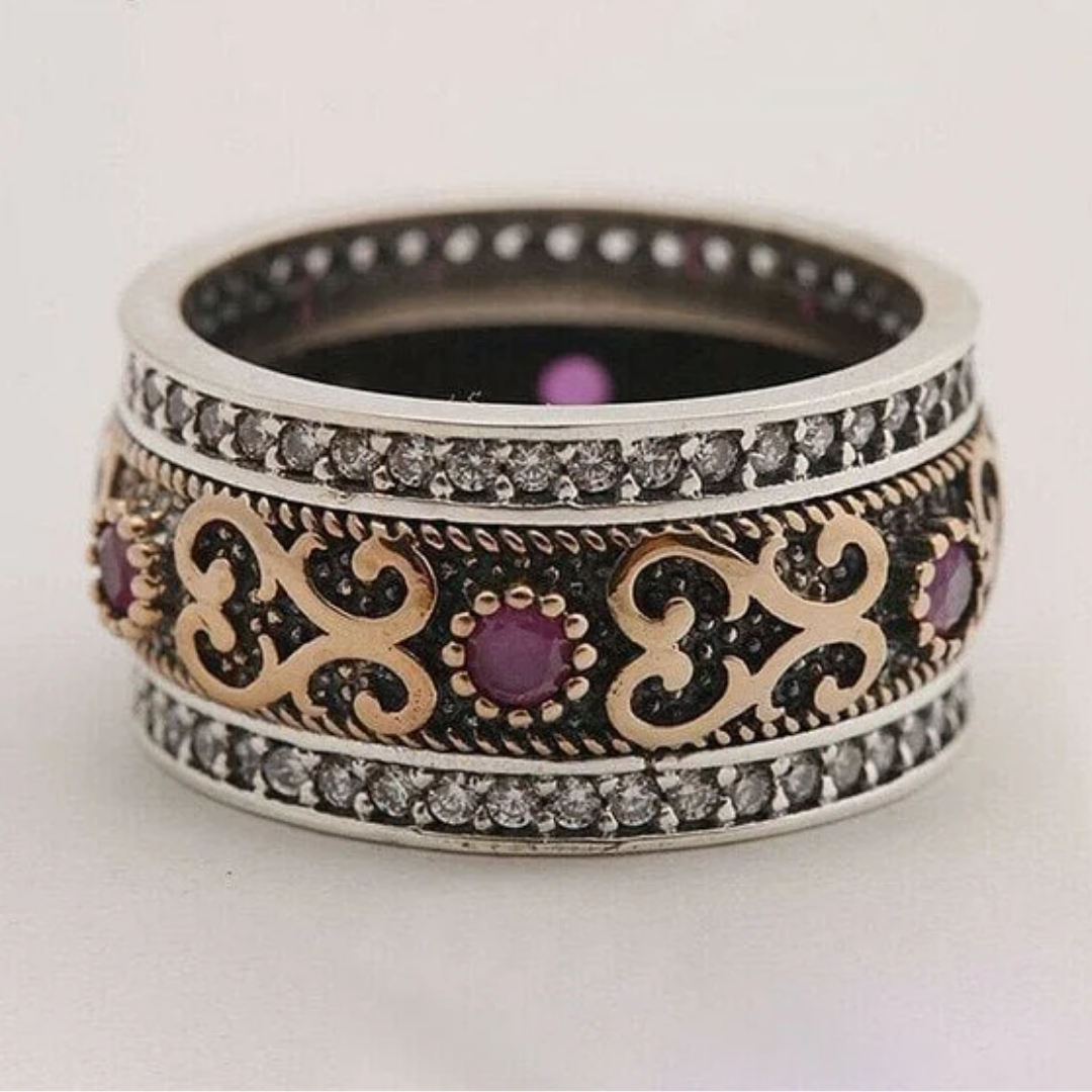 Bague en Argent et Or Héritage de Rome