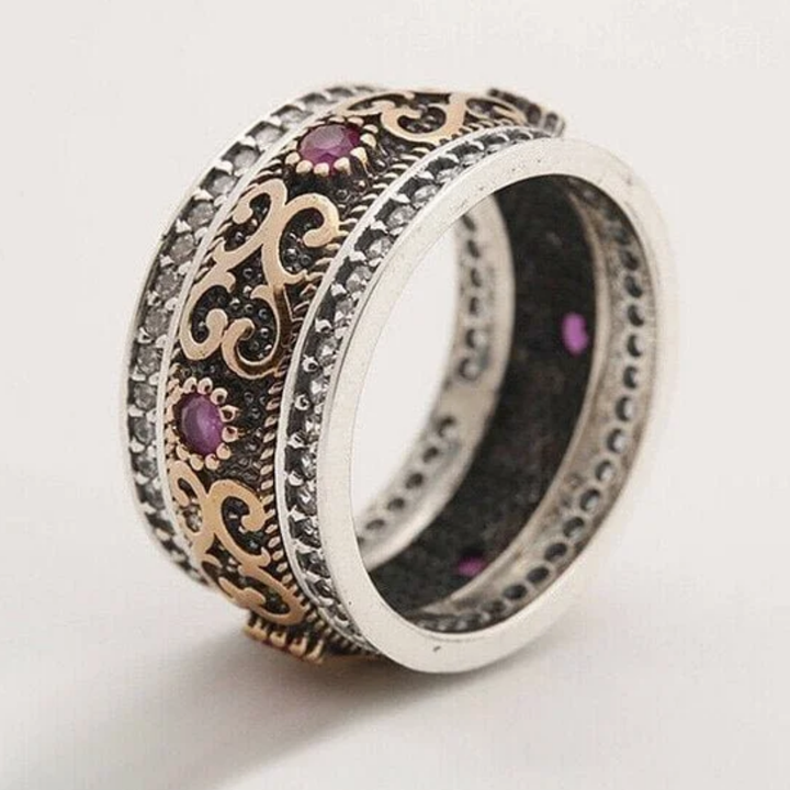 Bague en Argent et Or Héritage de Rome