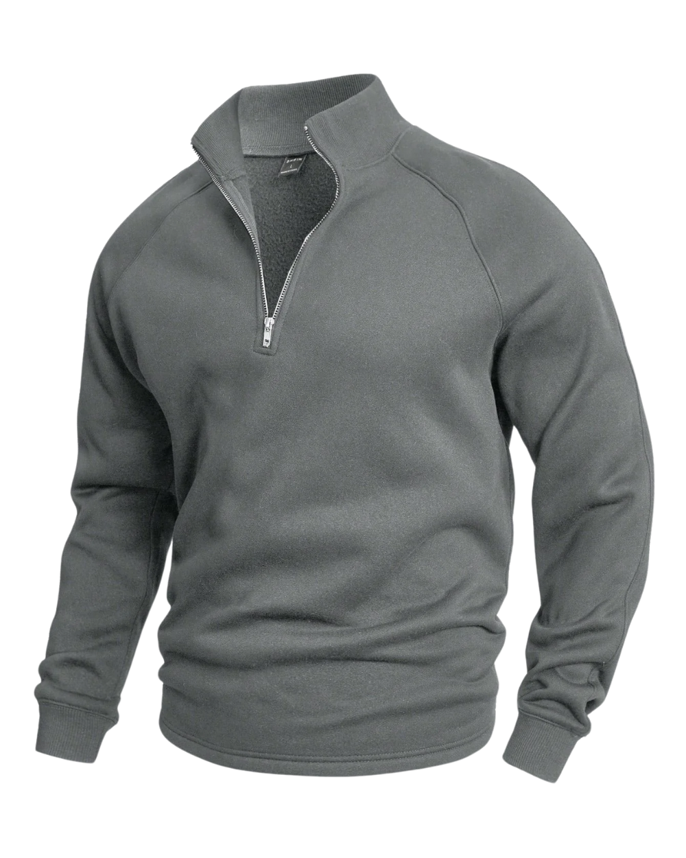 Pull demi-zip premium en maille fine