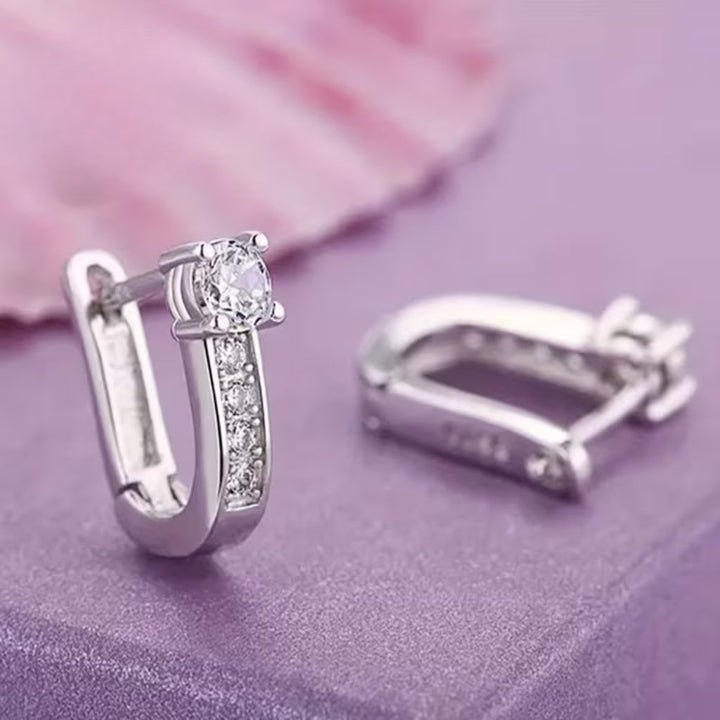 Boucles d'oreilles avec pierres CZ