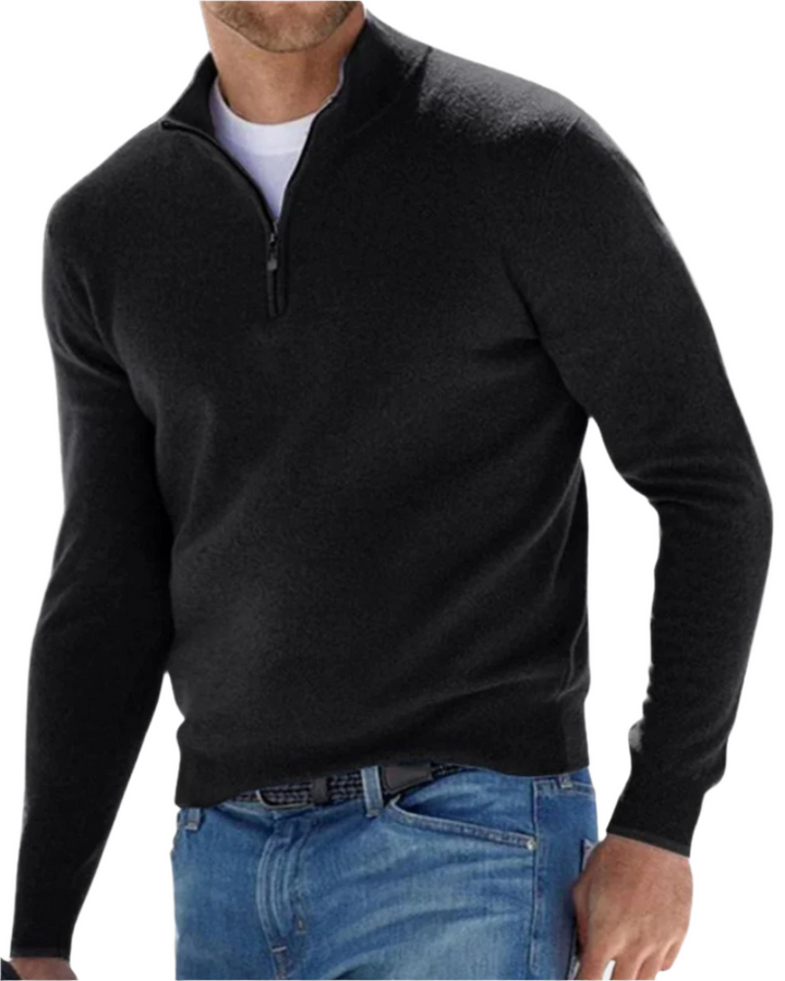 Pull demi-zip essentiel