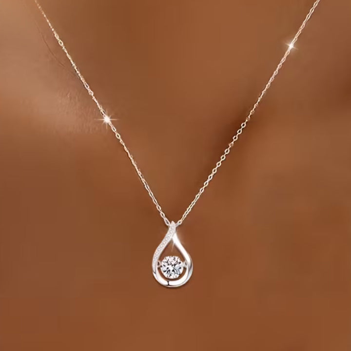 Collier Argent en Goutte