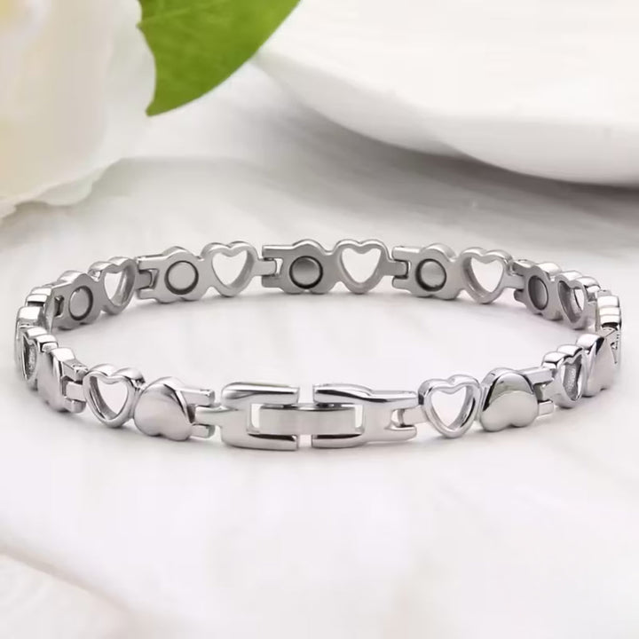 Bracelet en Chaîne de Cœur
