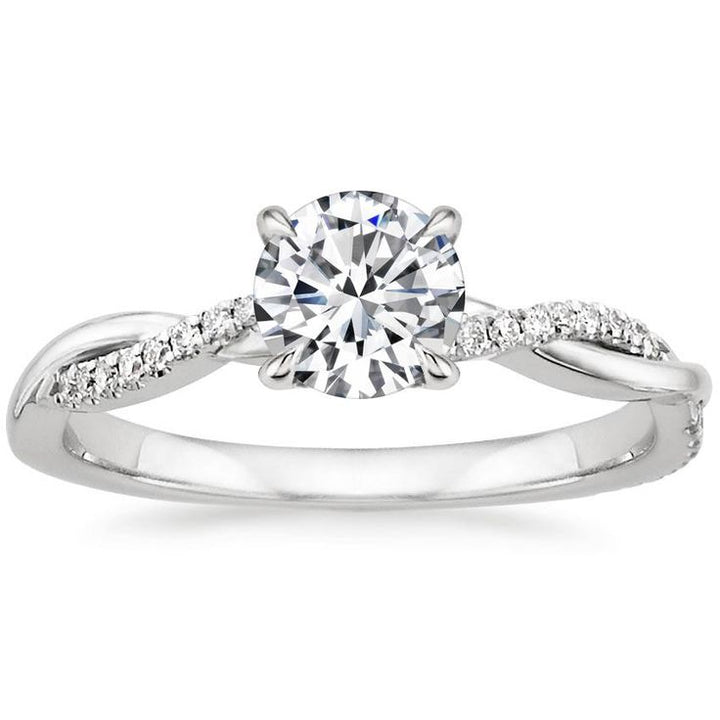 Bague Jane | Or Blanc