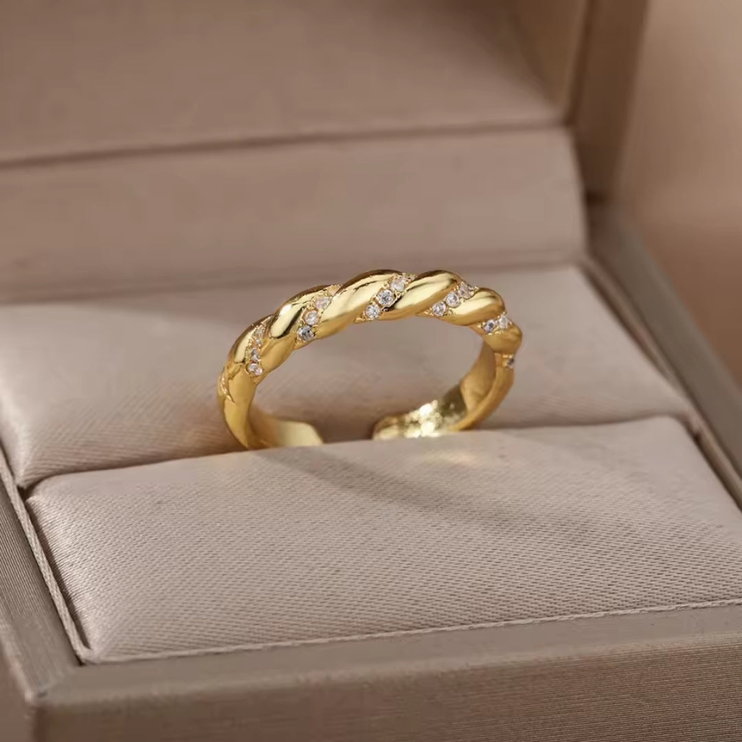 Bague en Or Tressé
