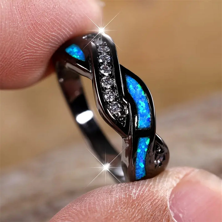Bague Thessia Lunebray | Or Blanc