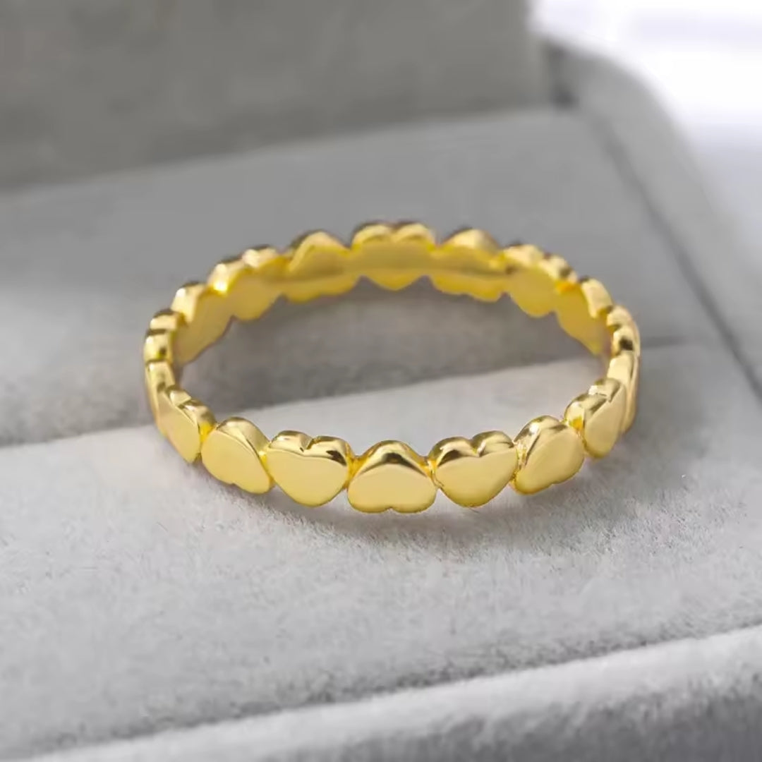 Bracelet Cœurs d'Or