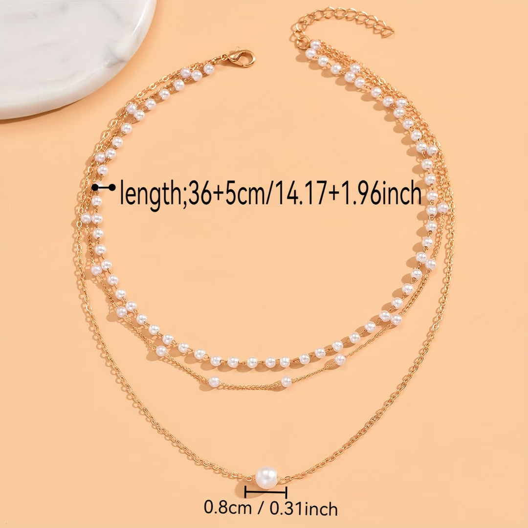 Le collier couche perle Trinity