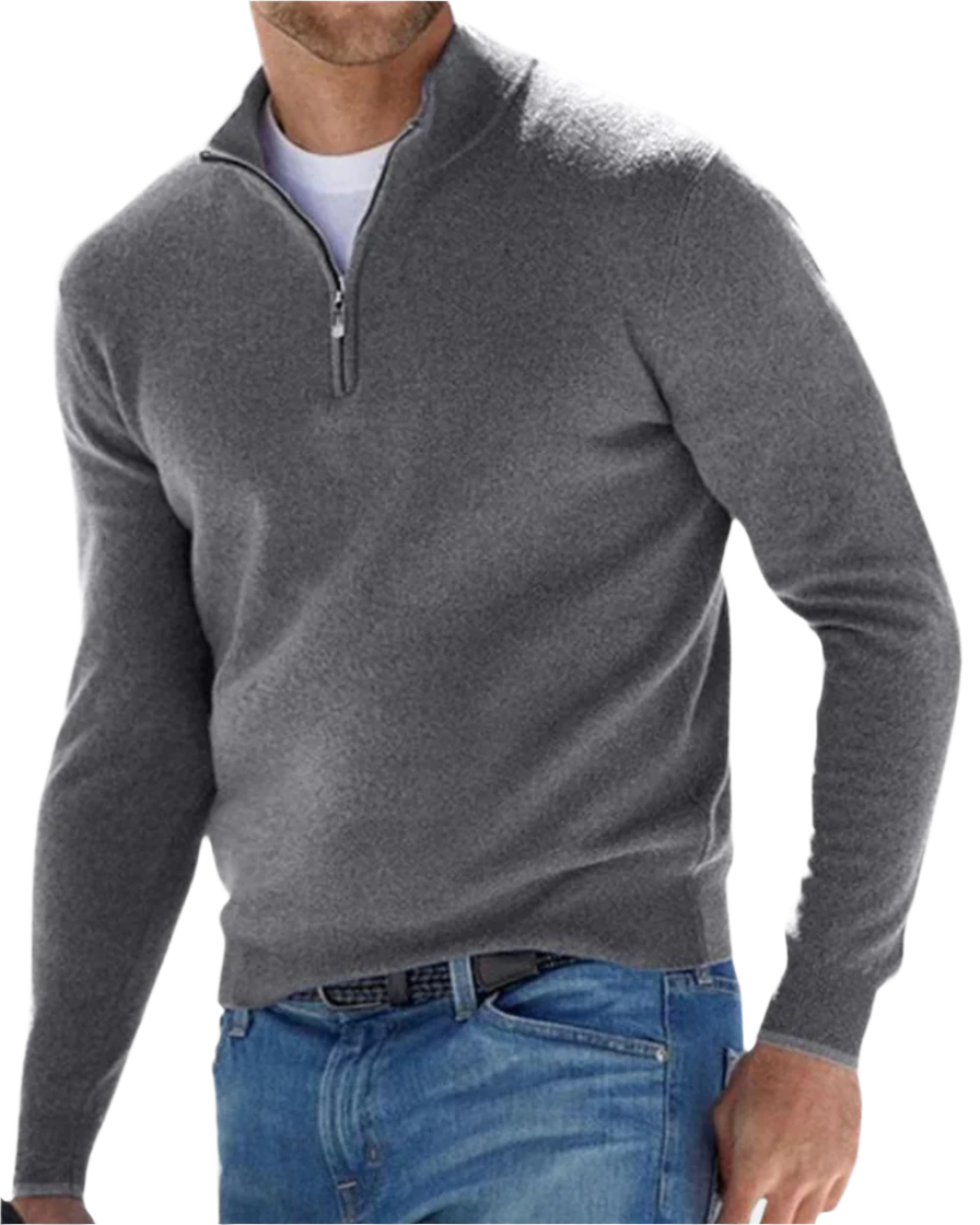 Pull demi-zip essentiel