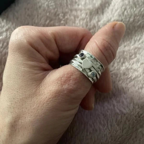 Bague Cœur Spinner