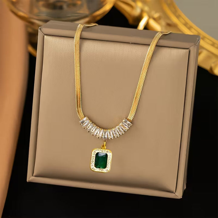 Collier en Émeraude Prism Regalia | Or