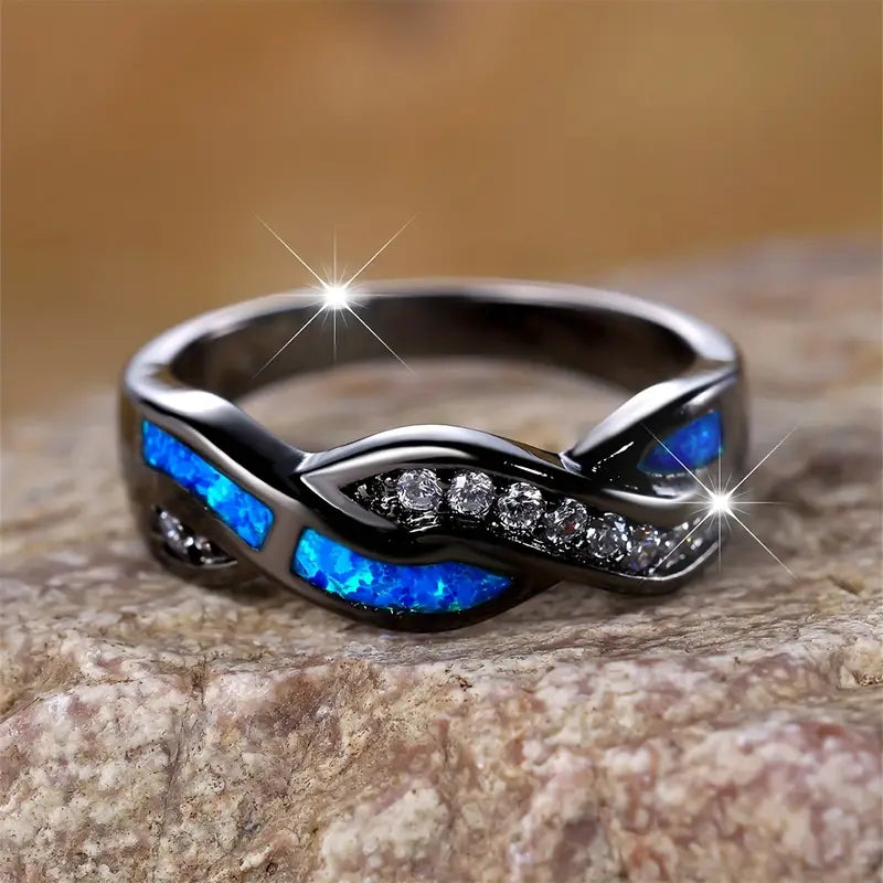 Bague Thessia Lunebray | Or Blanc