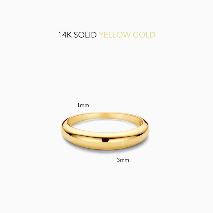 Bague Midi Dome