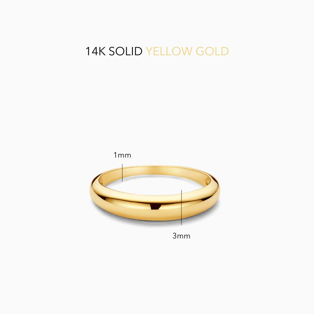 Bague Midi Dome