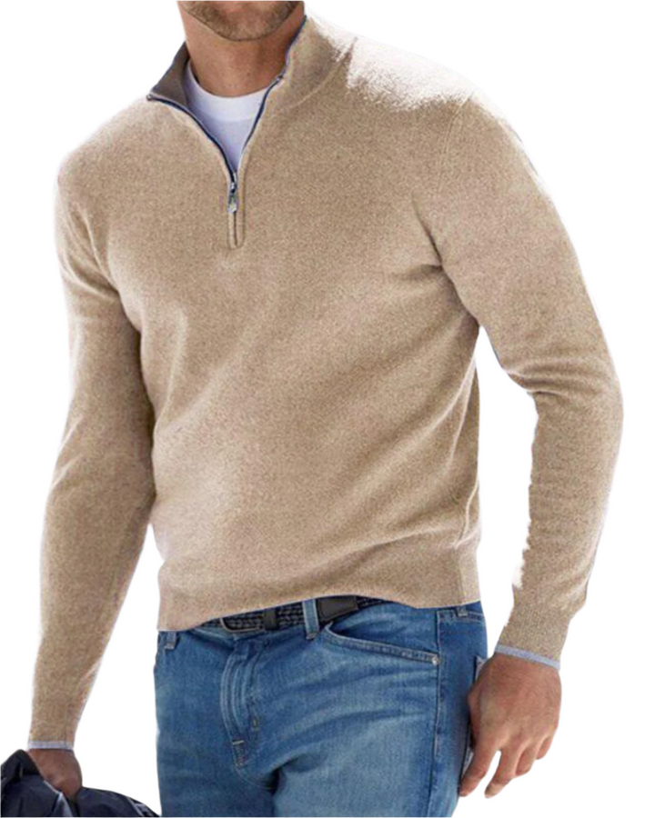 Pull demi-zip essentiel