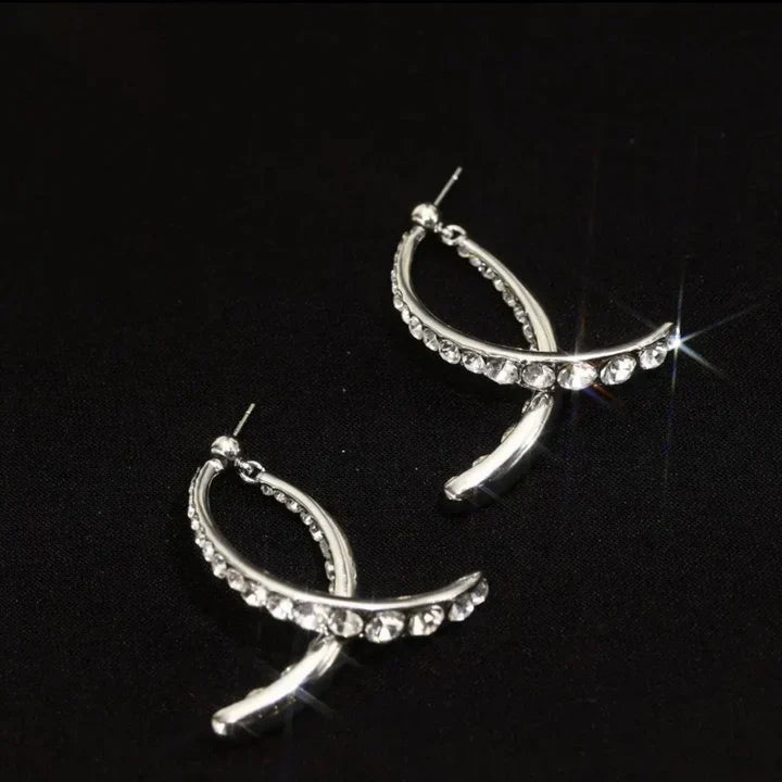 Boucles d'oreilles Gratiana Serapha | Or blanc 18k