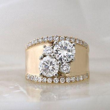 Bague Vintage en Or et Zircon