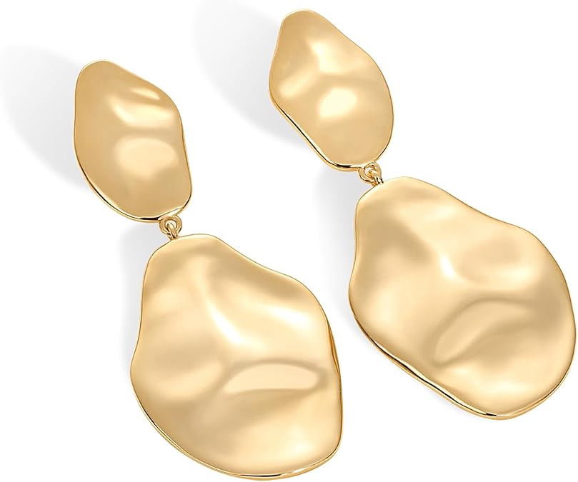 Boucles d'oreilles Vague de Ripple | Or