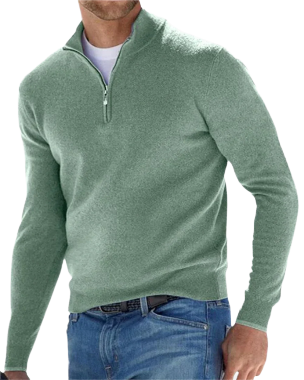 Pull demi-zip essentiel