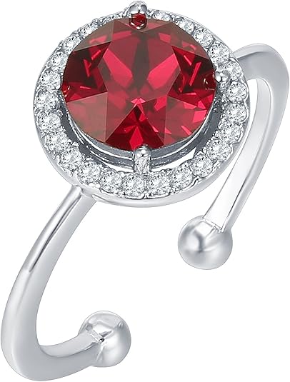 Bague Ruby Promesse Éclat Crimsone | Or Blanc