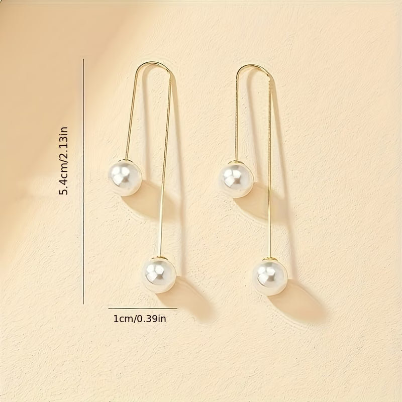 Boucles d'oreilles déclaratives en perles éclatantes