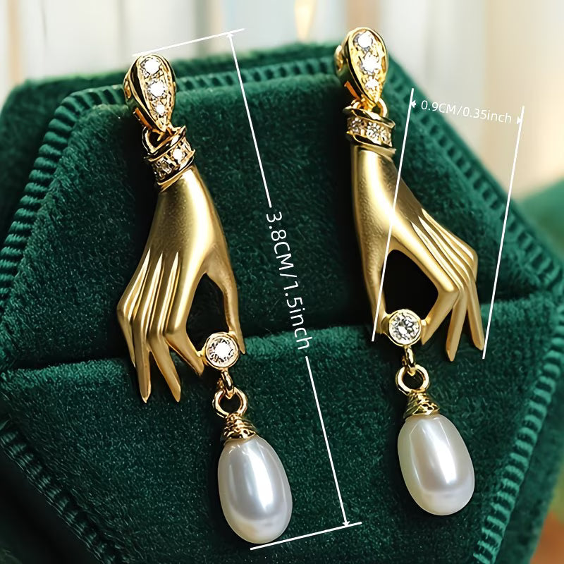 Boucles d'oreilles en perles Graceful Hand