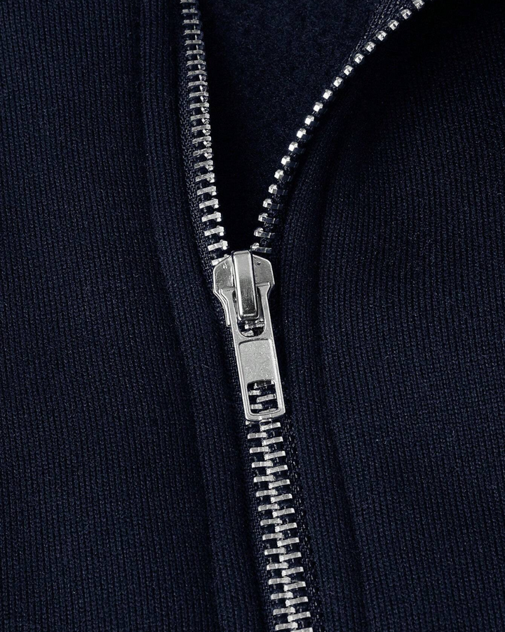 Pull demi-zip premium en maille fine