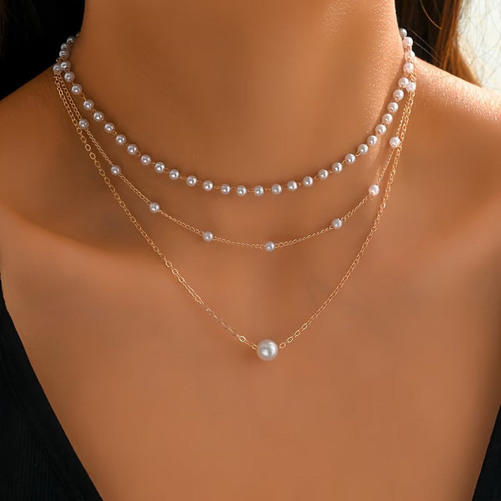 Le collier couche perle Trinity
