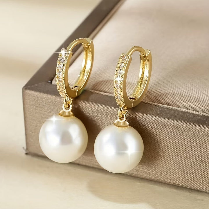 Les Boucles d'Oreilles Modernes en Perles Pendantes